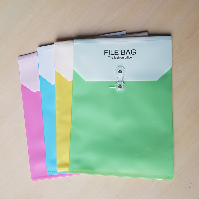 

Paperluxe Tas File Plastik Ukuran Kertas A4 Anti Air/ Dokumen Map File Plastik A4 / File Bag