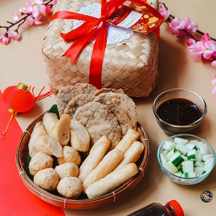 GK Hampers gift imlek CNY sincia besek pempek hadiah parcel - Silver