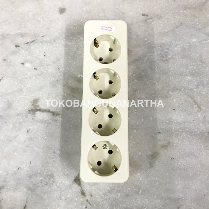 Stop Kontak Uticon Lubang 4 / Terminal Colokan Listrik Uticon