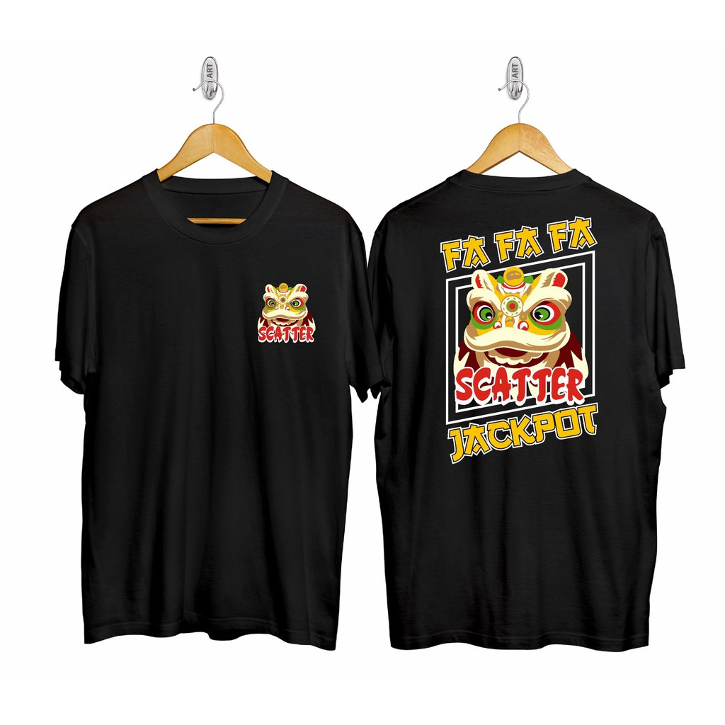T-Shirt Kaos Baju skena cowok FAFAFA Clothing Tren Kasual COD