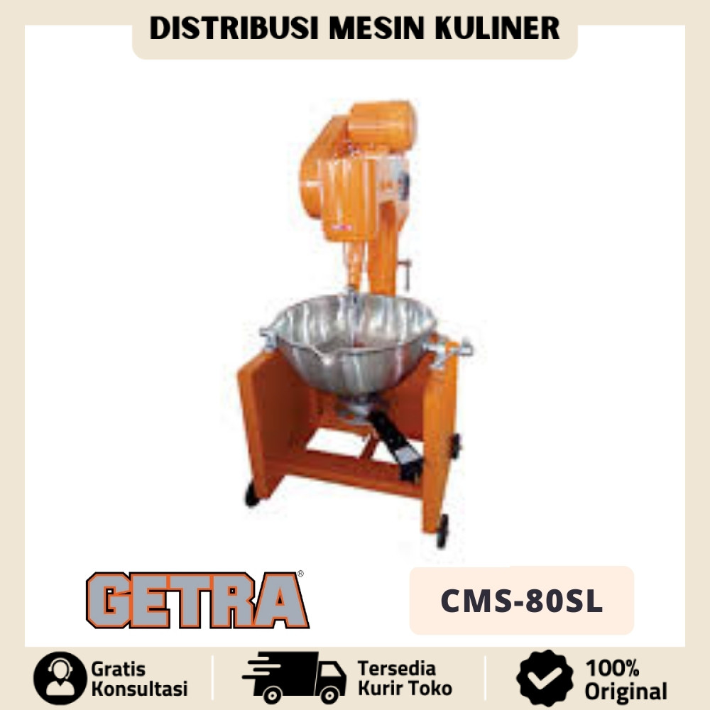 TILTING COOKING MIXER GETRA GETRA CMS-80SL MESIN PENGADUK ADONAN DODOL