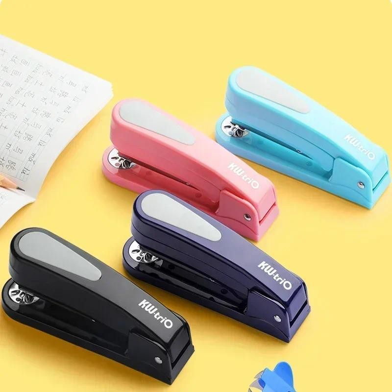 

360° Staples Student Binding Stapler Combo 5box for Stationery Thickened Tools Set 1pcs Multifunctional Rotatable Office With