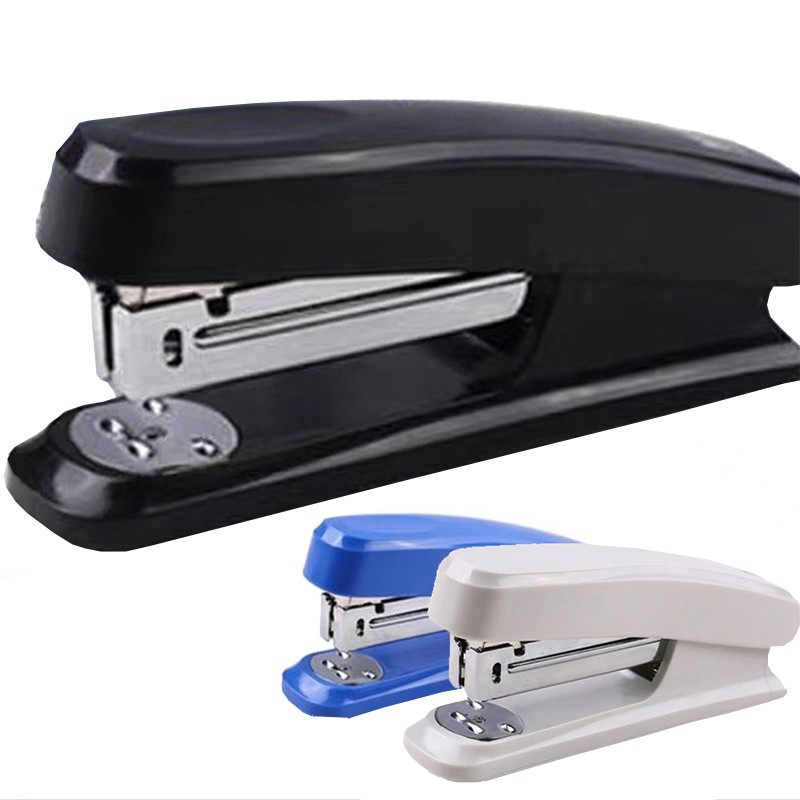 

Simple 2 Kinds Of Stapler Student Labor Saving Hand Loading Machine Standard Solid Color Hand Press Stapler
