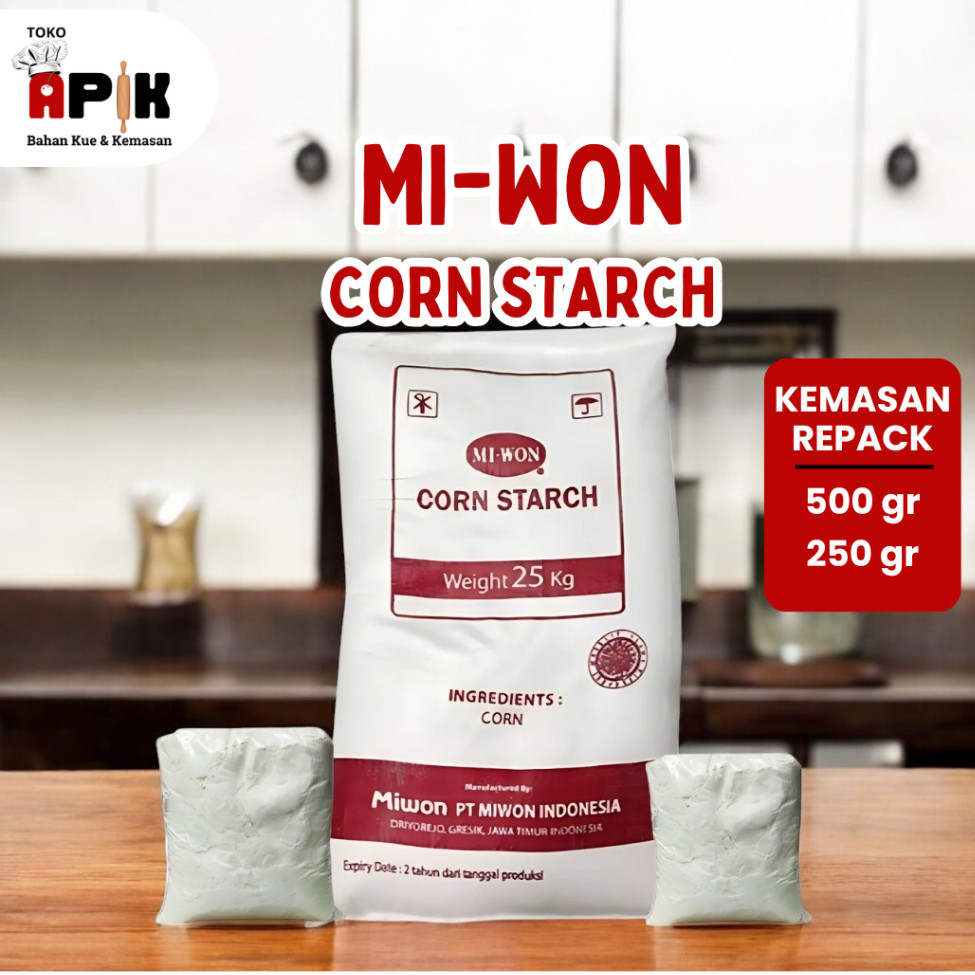 

Mi-Won Corn Starch tepung maizena Repack 500 250 gr