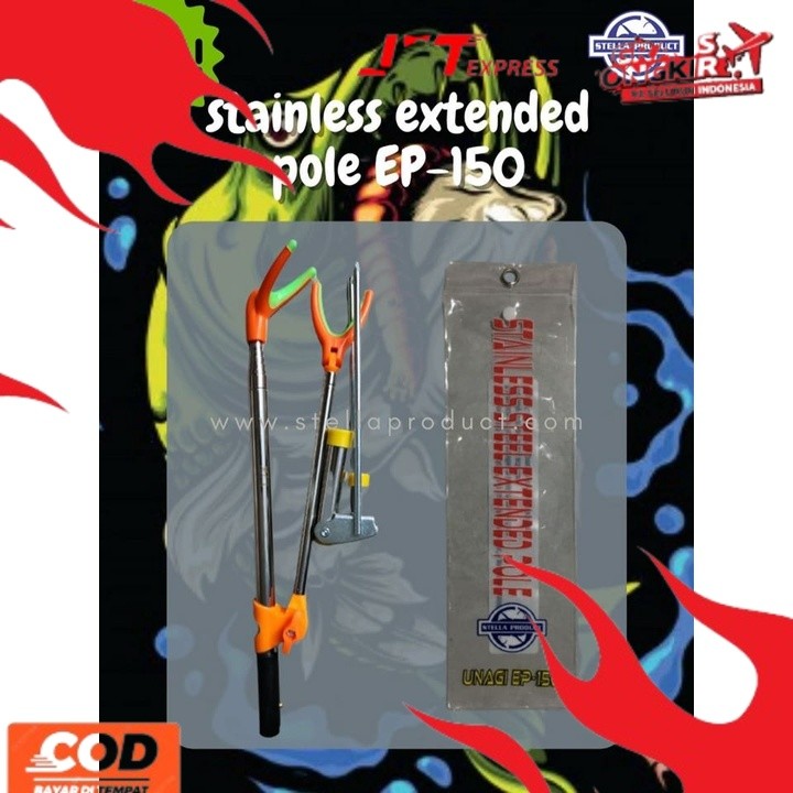 ADA CAGAK JORAN / TEGEK STELLA PRODUCT STAINLESS EXTENDED - UNAGI EP 150cm wp