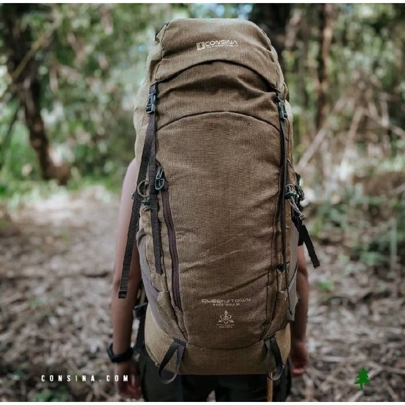 CONSINA. CARRIER CONSINA QUEENSTOWN 60 LITER BROWN