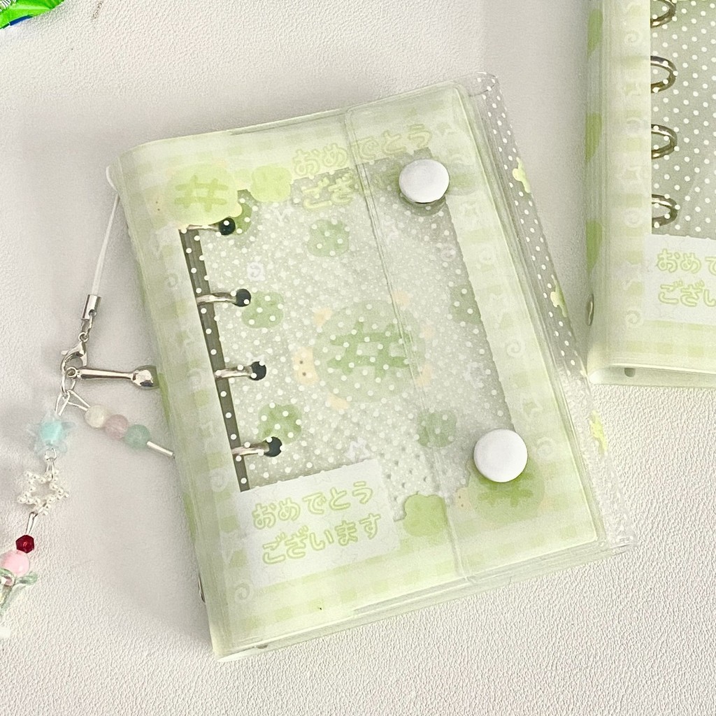 

New M5 Fresh Green with 50 Sheets Binder Cover Journal Sketchbook Accessories Diary Office Supplies