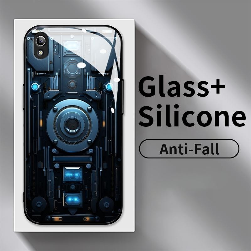 Case Hp For Vivo Y91C Y90 Y91 Y91i Y93 Mediatek Y93s Y95 Y81 Y81i Y85 Y89 Y73 Y75 4G Y75 5G Glass Ha