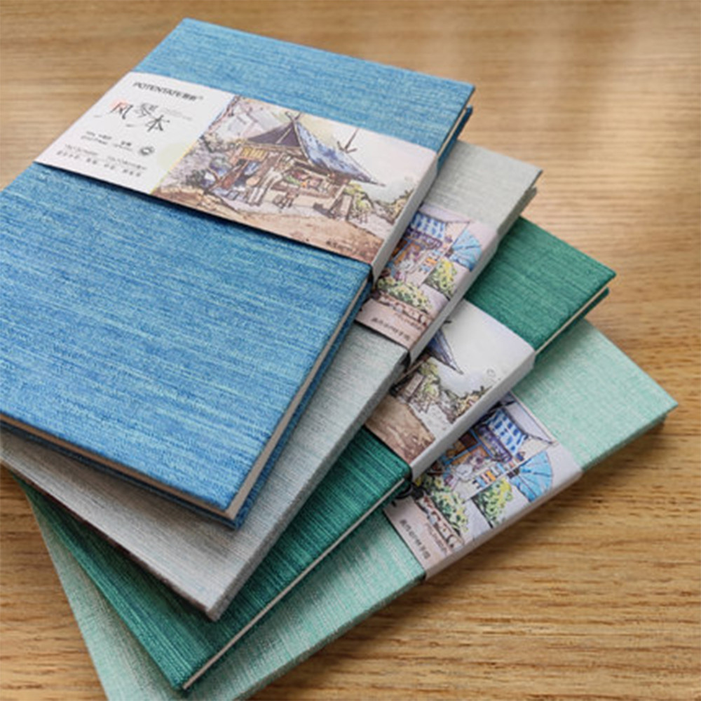 

SeamiArt Potentate 100% Cotton 300gsm Watercolor Folded Drawing Pad Organ Sketch Notebook Cold Hot Press Paper