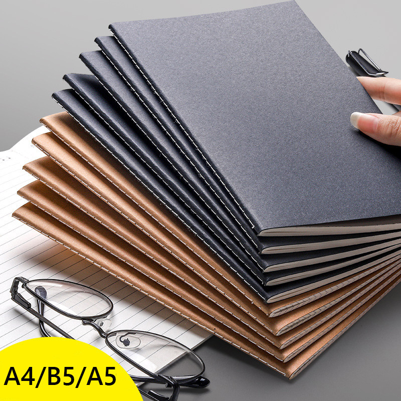 

A4 A5 B5 Notebook To-Do Lined Blank Grid Paper Journal Diary Sketchbook Drawing Painting Graffiti Notebook Notepad Stationery