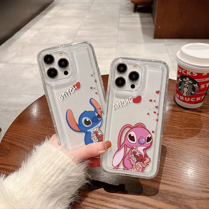 Happy Stitch Couple Cell Phone case Realme C51 C25y C21y C30 C25 C11 C15 C21 C12 C35 C53 C11 2021 5 
