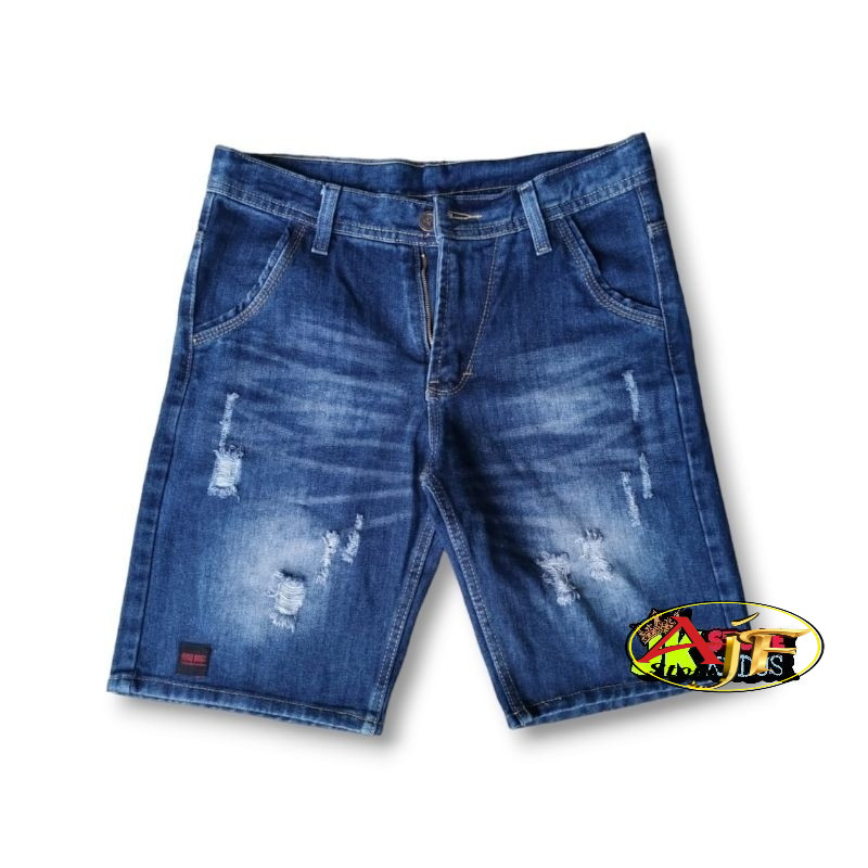 CELANA JEANS PENDEK SOBEK SLETING HUGO TERNEW CELANA PRIA