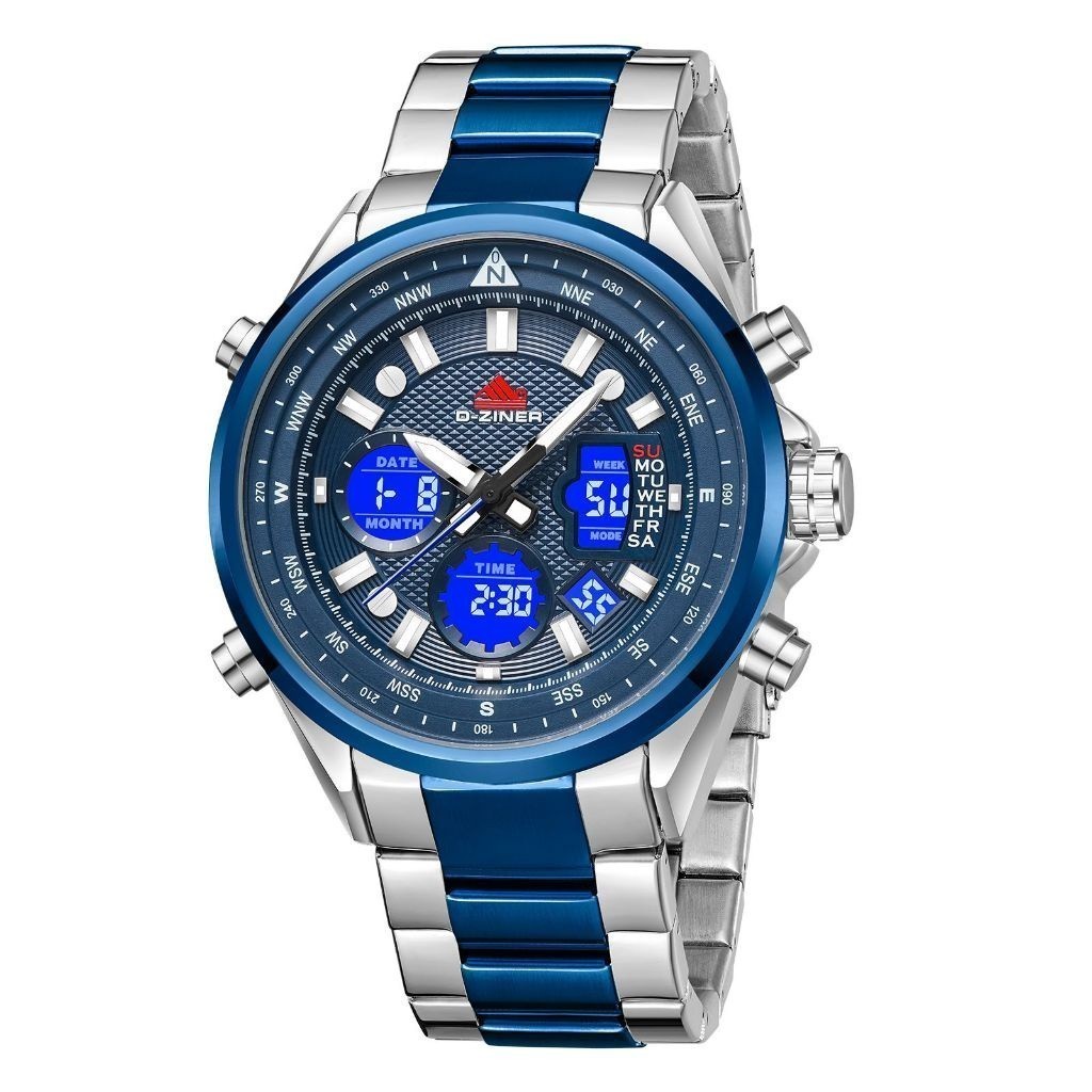 New Original Jam Tangan Dziner 8338 Rantai Water Resistant 3 ATM
