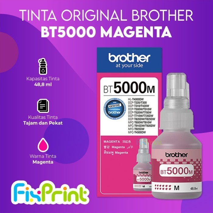 Cartridge Brother D60 BT5000 LC3617 LC462 LC583 Original Black Color Hitam Warna Cyan Magenta Yellow