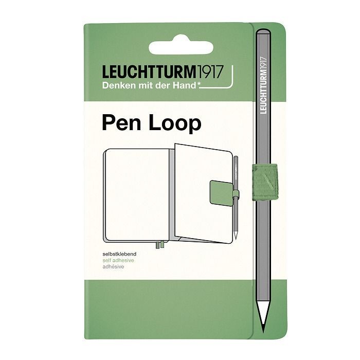 

[ N E W ] LEUCHTTURM 1917 Smart Notebook Pen Loop/ Pulpen - Sage