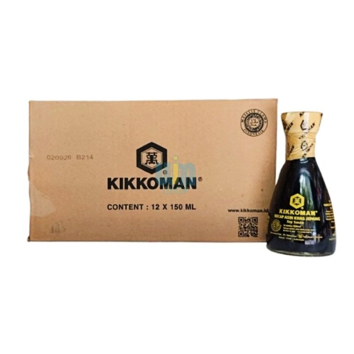 

Kecap Asin Jepang soy sauce all purpose dispenser botol 150ml x 12 Pcs