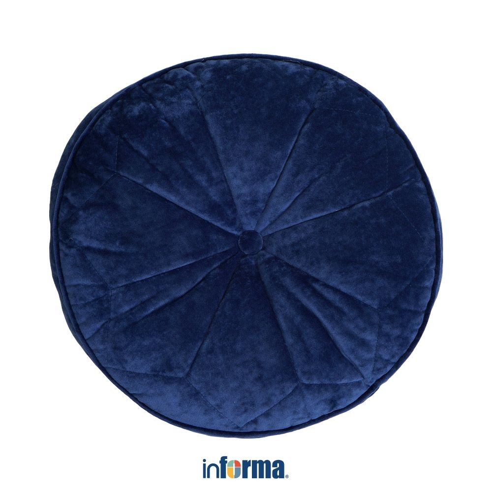 Informa 38 cm Allen Bantal Sofa Round - Biru Cushion Sofa Aesthetic Bantal Dekorasi Sofa Throw Pillo