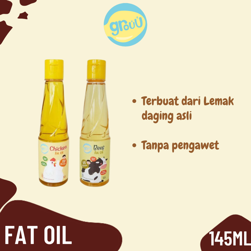 

Grouu Cooking Fat Oil - Minyak MPASI BB Booster