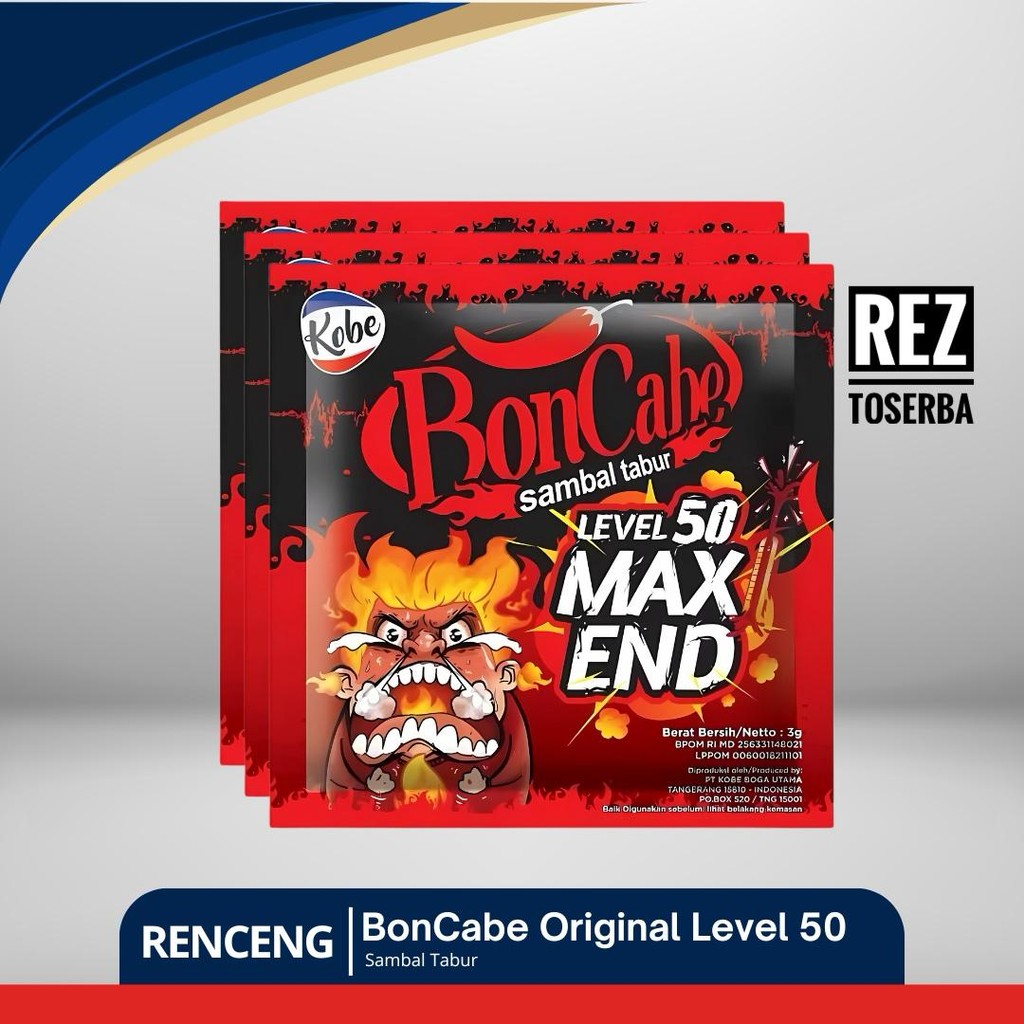

BONCABE Bubuk Level 15 30 50 Per Renceng Isi 12pcs / Cabe Tabur