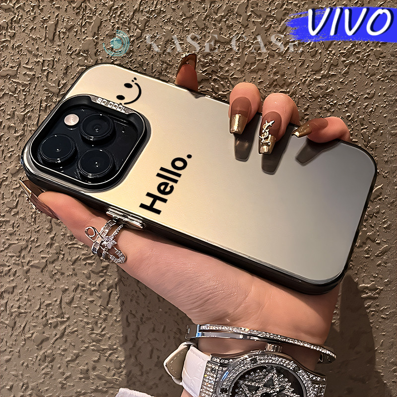 Tren Black-Ball-8 Glossy Hologram PC Case VIVO Y17s Y12 Y12S Y15s Y21 Y03 Y16 Y22 Y18 Y02 Y17 Y27s Y