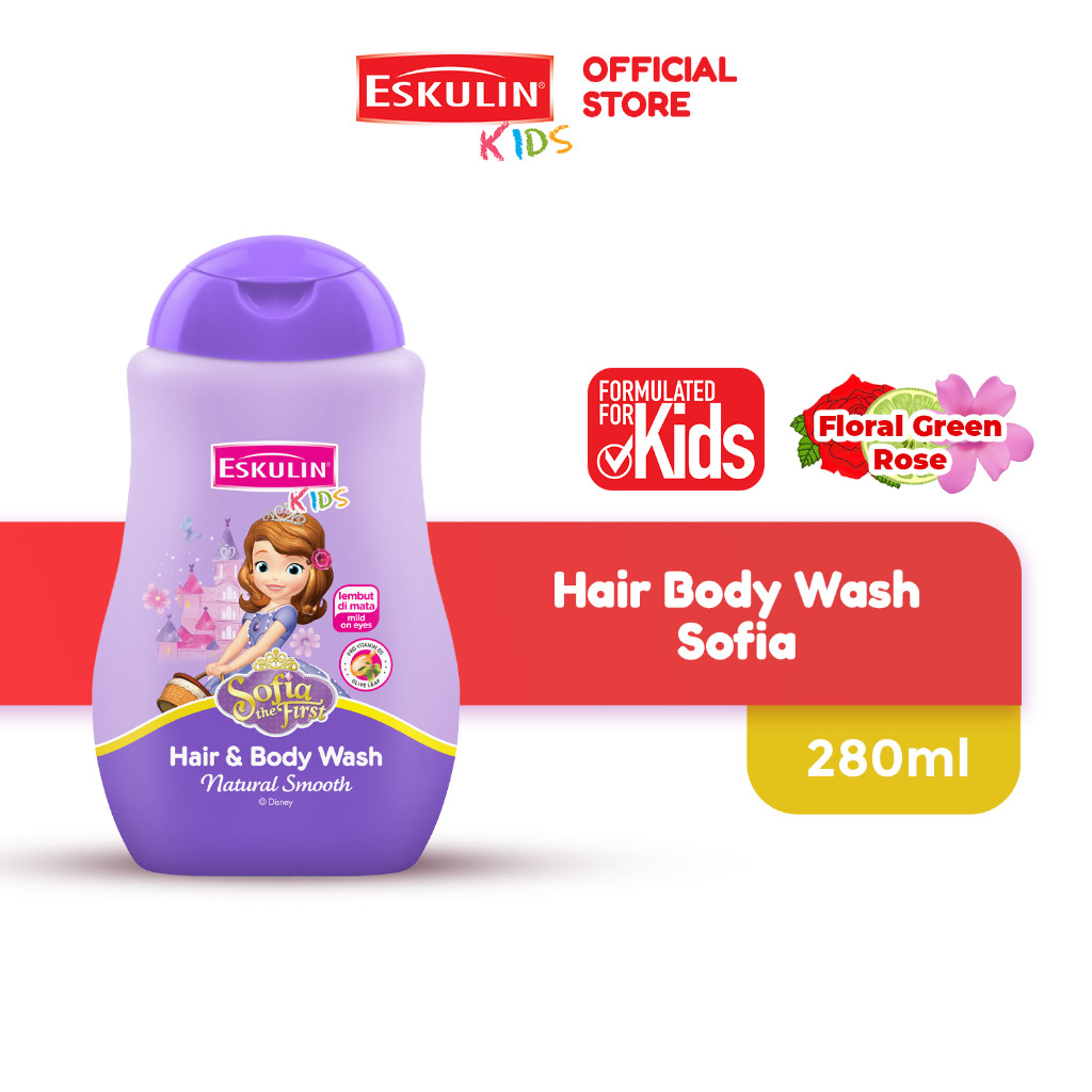 Eskulin Kids Hair Body Wash Sofia 280ml