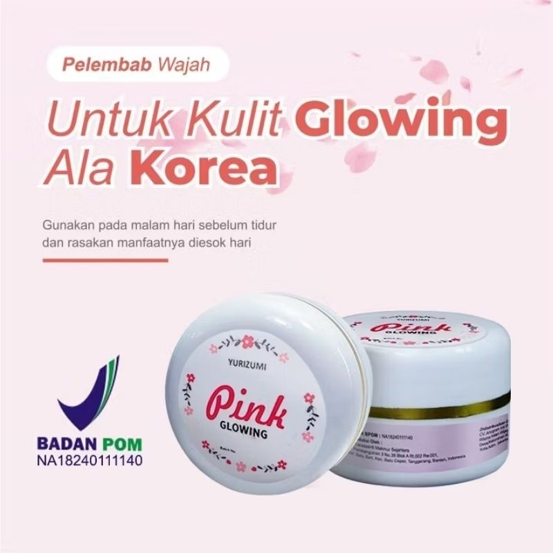 [BPOM] Jelly Glowing Pink Cream Pemutih Wajah Glowing Cepat - Cream