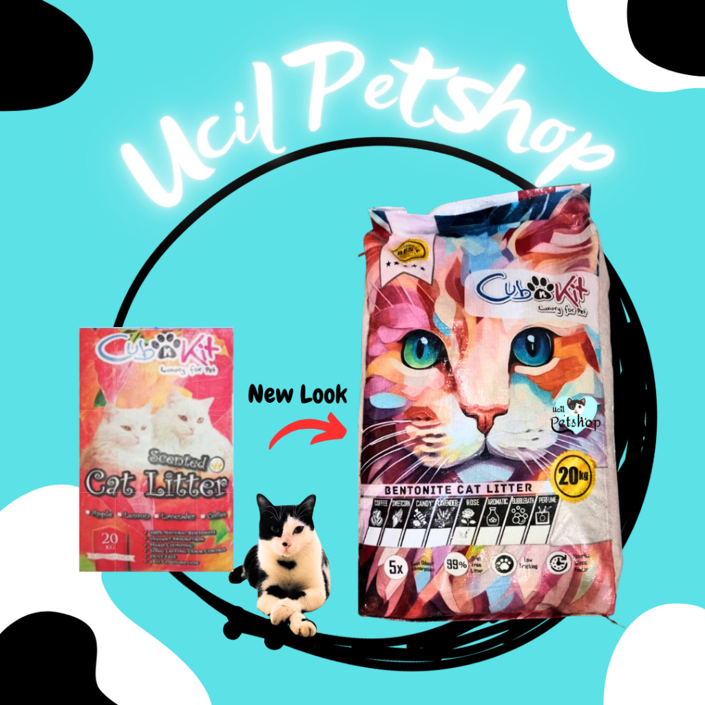 Pasir Gumpal Wangi Pasir Kucing Cub N Kit Freshpack 20Kg (Ekspedisi)