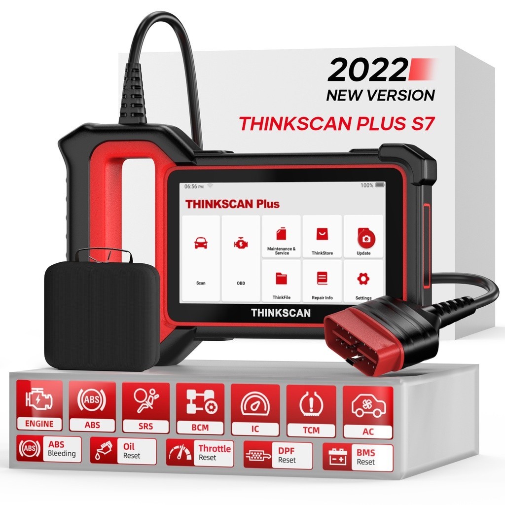 Thankcar Thankscan Plus S7 OBD2 Scanner Mobil Alat scan mobil Car Scanner Dengan 7 Sistem & 5 Setel 