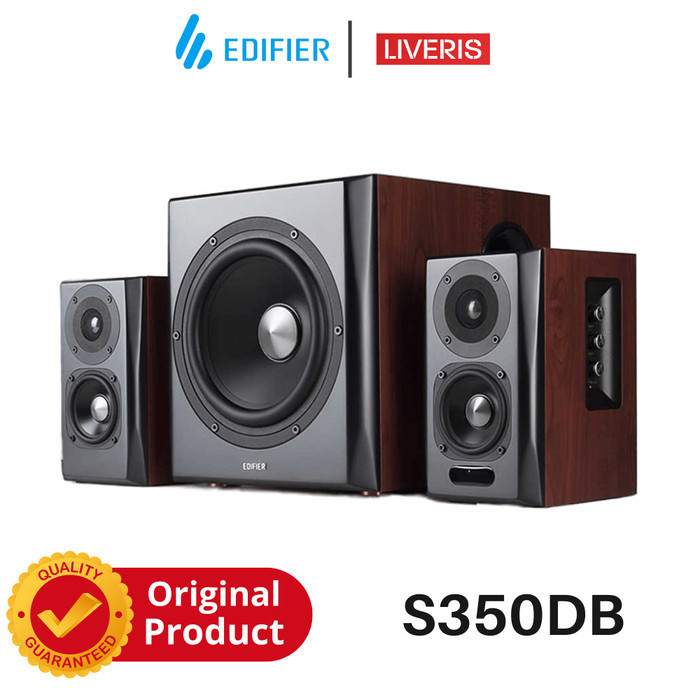 Edifier S350DB Subwoofer Speaker Bluetooth Aktif 2.1 System Original