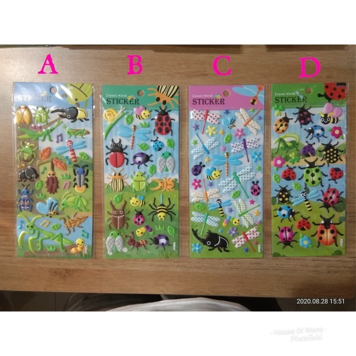 

STICKER INSECT WORLD - STICKER SERANGGA