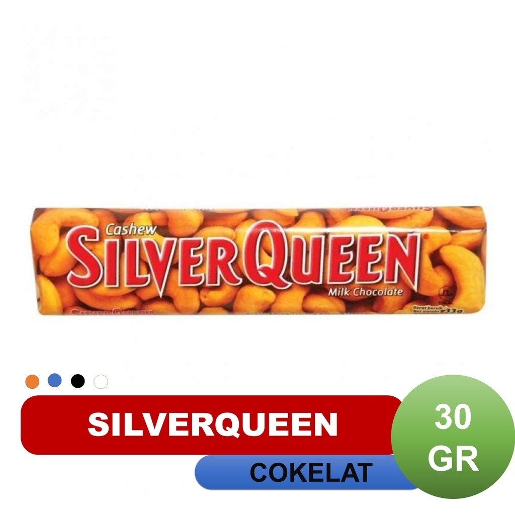 

Silverqueen Milk Chocolate With Cashew 30 gr