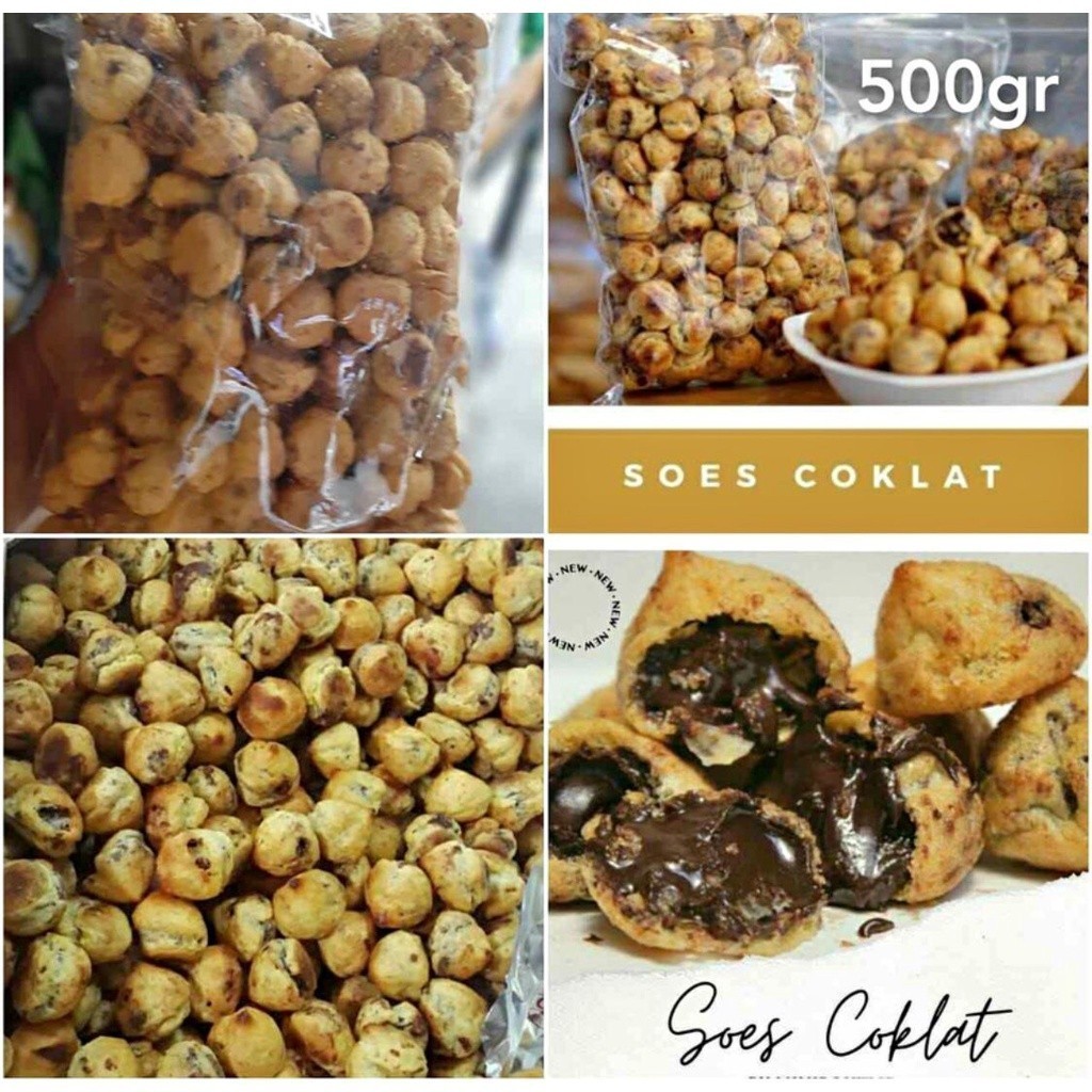 

(1kg) Kue Soes Coklat 1kg | Kue Sus Coklat 1 KG Super Enakkkkk