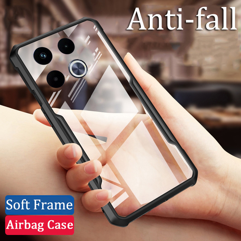 Untuk Infinix Note 40Pro + 40S Hot 50 Pro + 50i Phone Case Perlindungan Halus Bantalan Udara untuk I