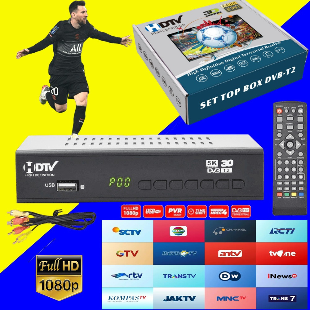 Set Top Box Tv Digital Receiver TV Digital DVB T2 STB TV DIGITAL HDTV