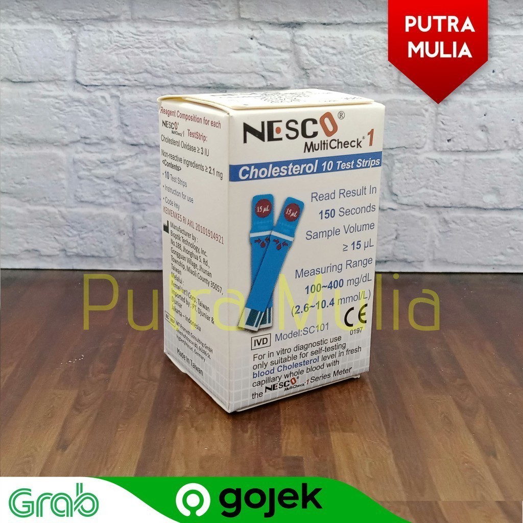 

Nesco Strip Cholesterol Kolesterol isi 10