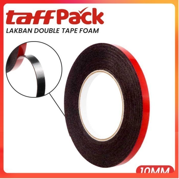 

TaffPACK Lakban Double Tape Foam 10M 10 mm - Red