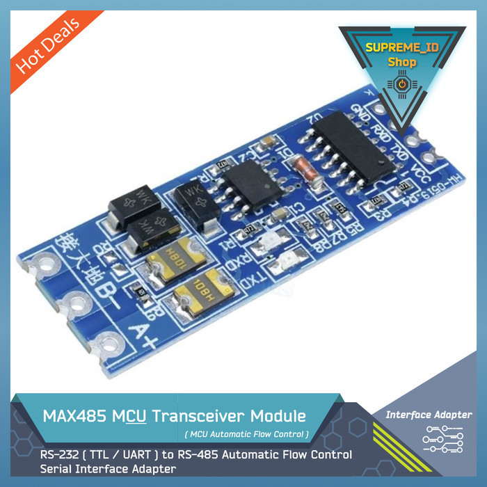 MAX485 MAX-485 Microcontroller MCU Control Transceiver Module RS232 RS-232 TTL UART to RS485 RS-485 