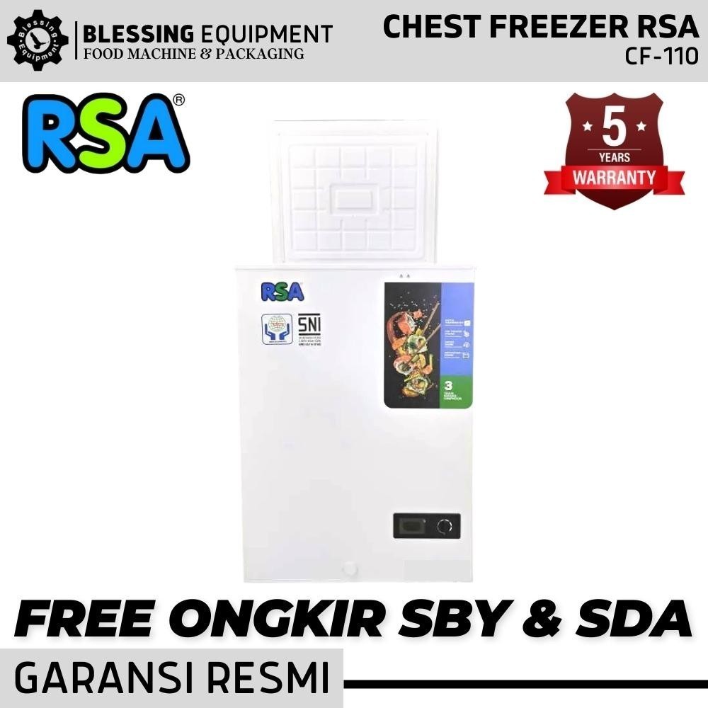 Chest Freezer RSA CF-110 Chest Freezer 100 Liter Original