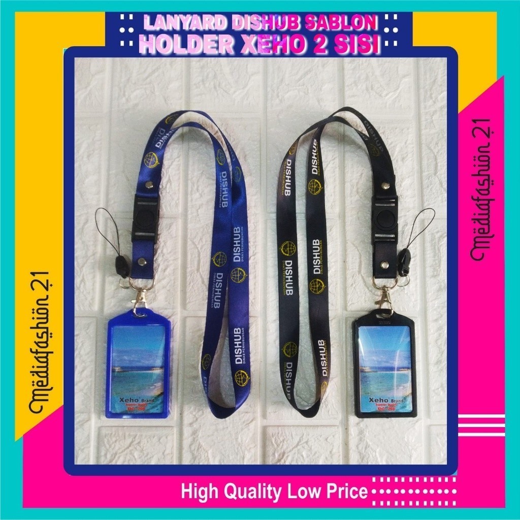 

Lanyard Tali Gantungan ID Card DISHUB (DINAS PERHUBUNGAN) Free Strap Gantungan HP/Flashdisk
