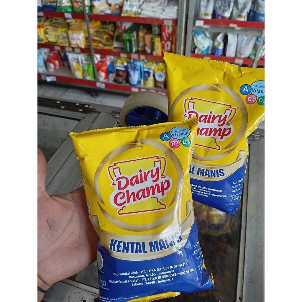 

SKM Susu Dairy Champ kemasan bantal,pouch 1kg original produk