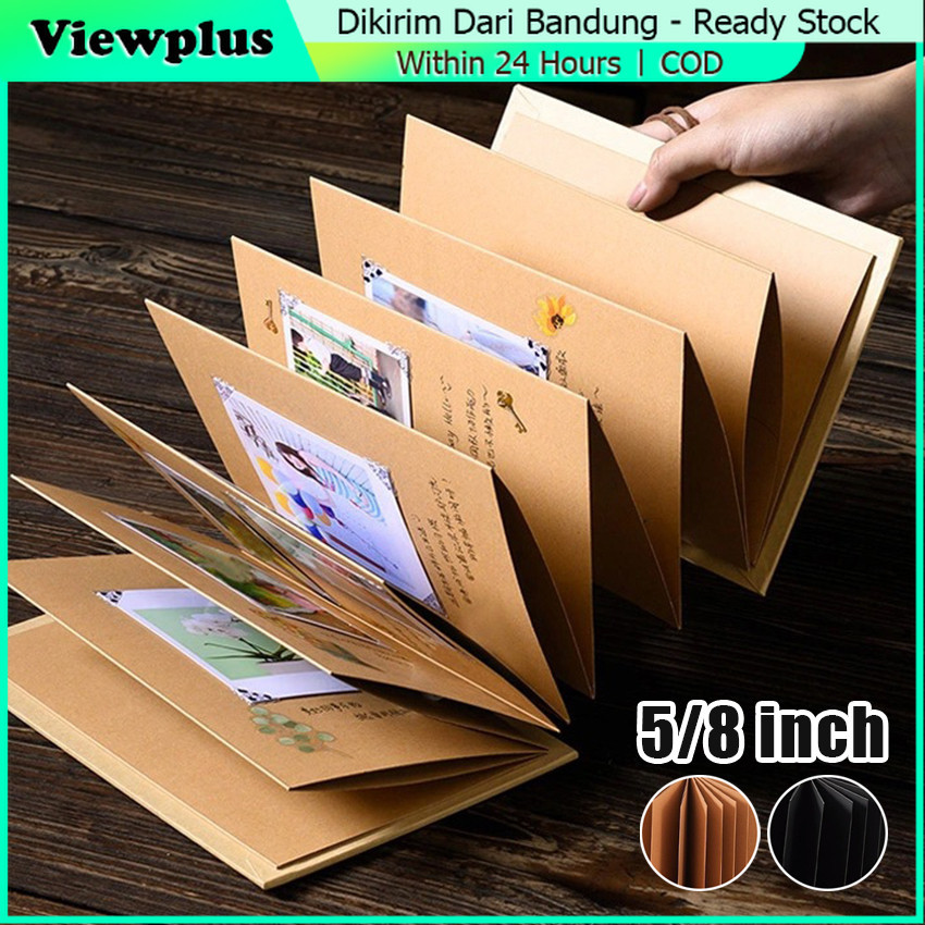 5/8inch Scrapbook DIY Album Foto Photocard Lipat Buku Foto Album polaroid / Scrapbook Album Polos Hi