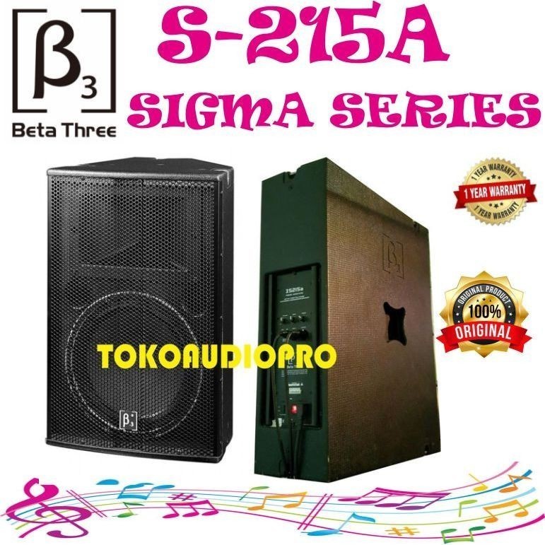 Speaker Beta 3 S215A 15 Inch Speaker Aktif Original Beta Three