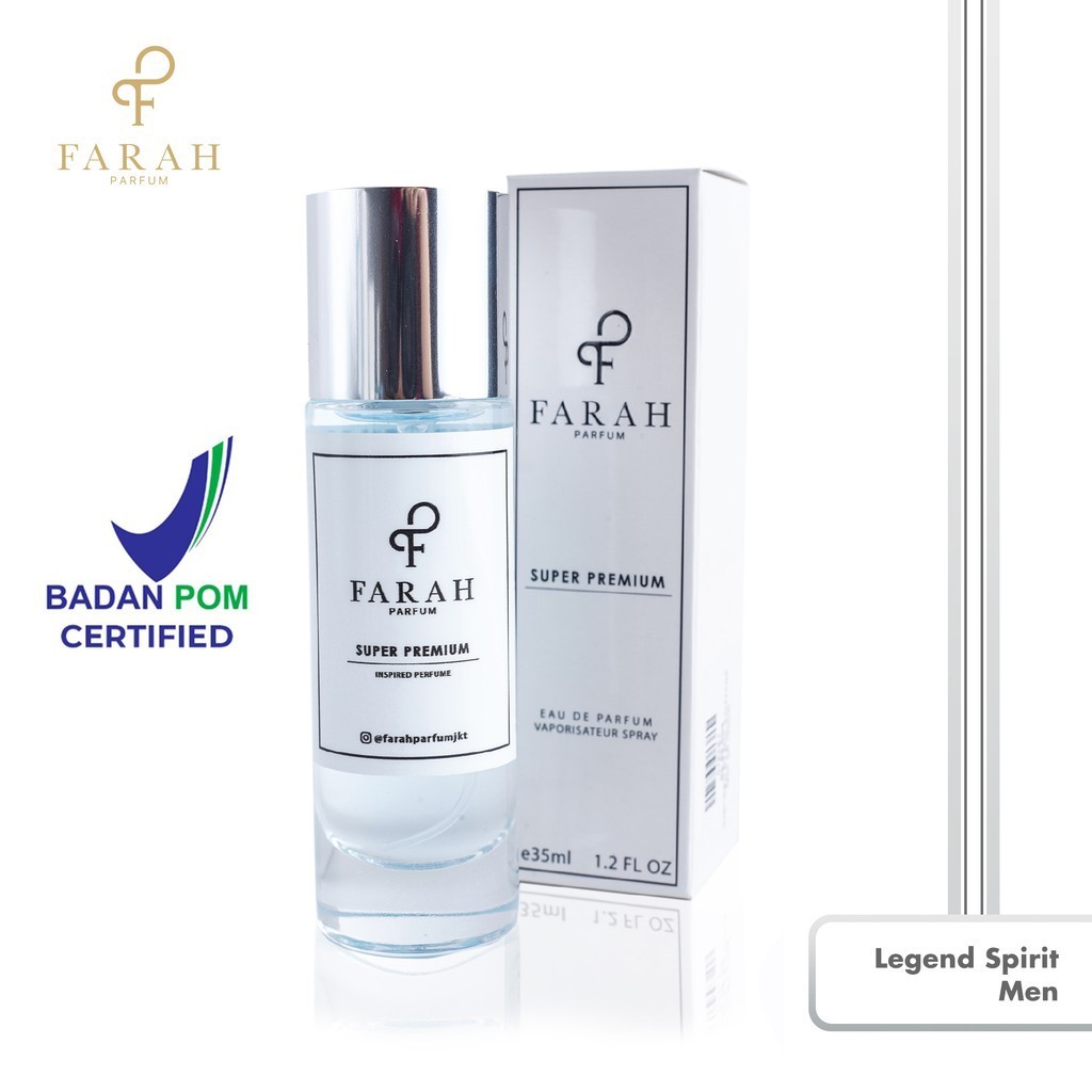 Legend Spirit Men Super Premium by Farah Parfum - Parfum Pria Tahan Lama - Best Seller No.1