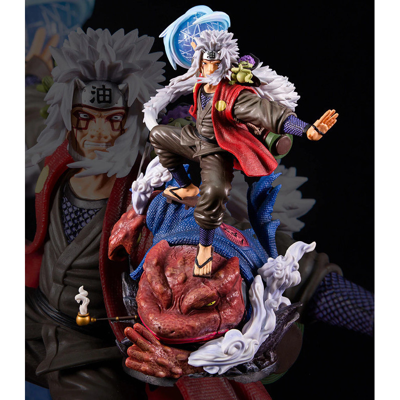 (Baca Deskripsi) Figure Naruto - Jiraiya Gamabunta Odama Rasengan Sage Mode Battle Ver.