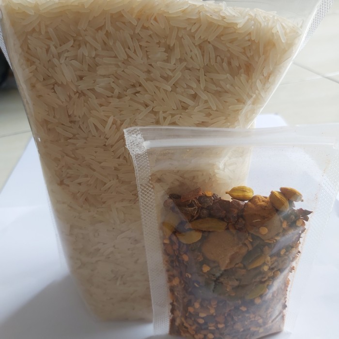 

Terbaru~ sukron_86 PROMO MALIK MART. 1 KG BERAS BASMATI ASLI SMA BUMBU kabuli