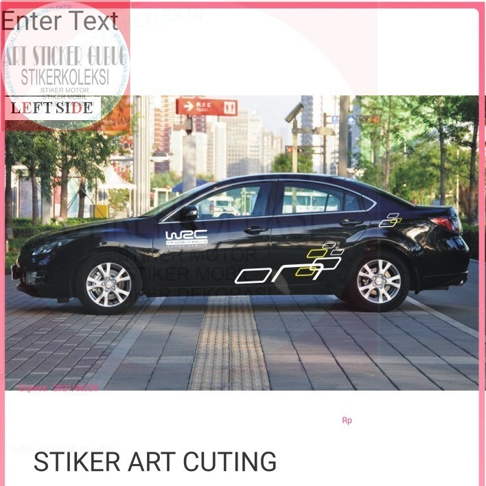 STIKER CUTTING MOBIL STRIPING LIS VARIASI STIKER MOBIL stiker mobil sedan vios accord mazda chevrole
