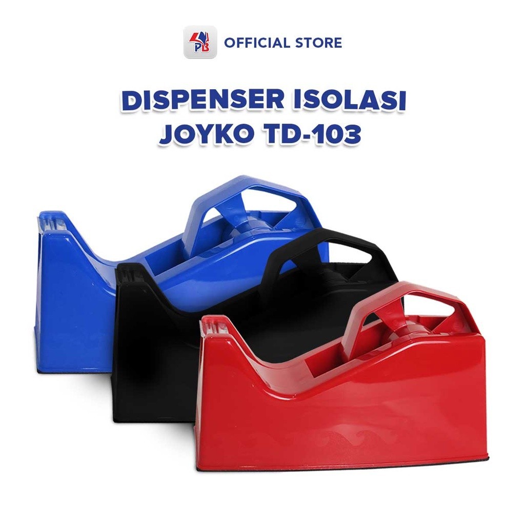 

Tape Dispenser Joyko TD 103 Tape Cutter Tempat Pemotong Lakban Isolasi / PB EDUKASI ANAK - PBNB