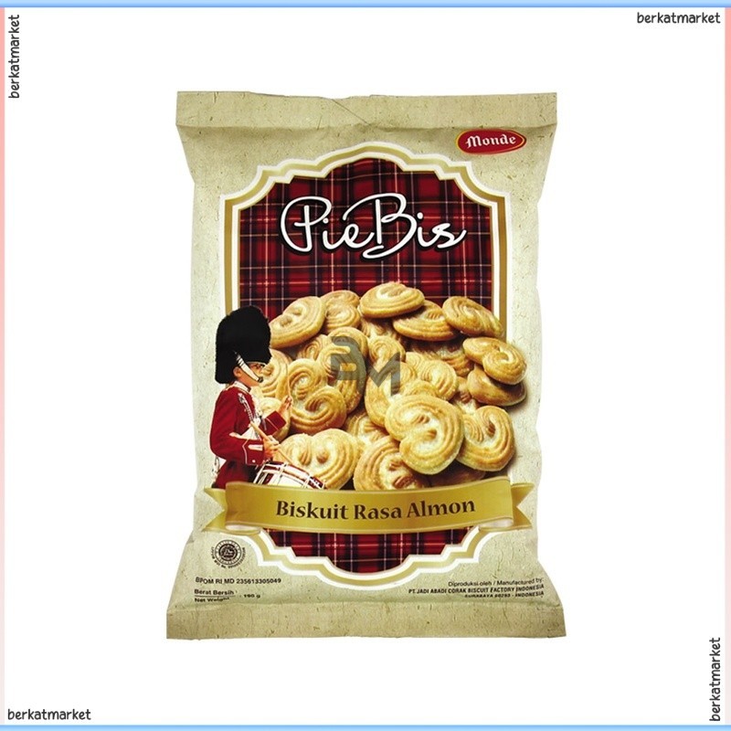 

Monde Pie Bis Biskuit Kacang Almond 190gr