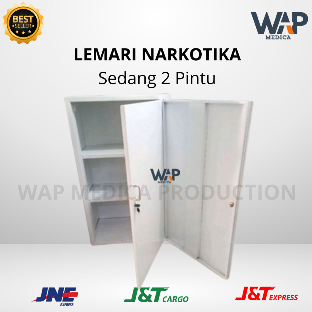 LEMARI NARKOTIKA 2 PINTU PC | LEMARI NARKOTIKA KLINIK APOTEK