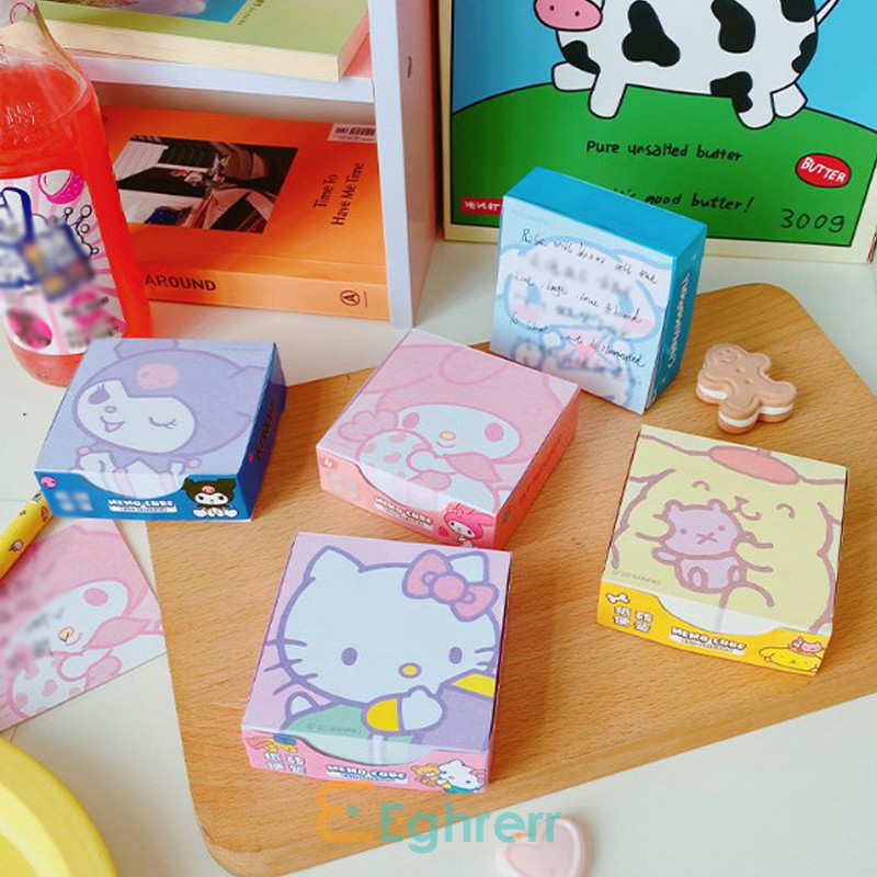 

EeghrerrKartun Sanrio Buku Catatan Siswa Memo Belajar Catatan Tempel Buku Pegangan Lucu Jepang